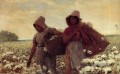 die Baumwollpflücker Realismus Winslow Homer maler